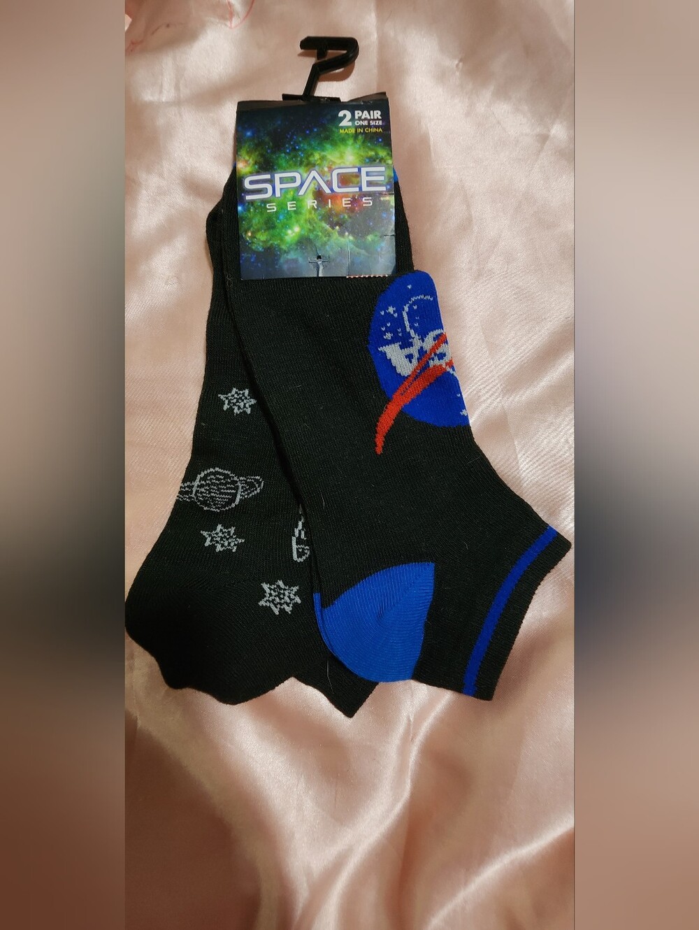Perri's Socks Men's Space Crew Socks
